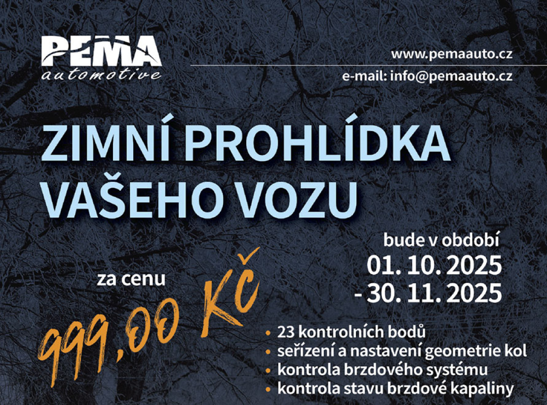 ZIMNÍ NABÍDKA KOL A PNEUMATIK 2025/2026